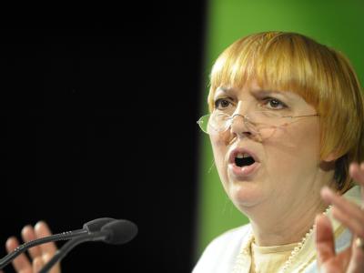 Grünen-Chefin Claudia Roth: Die Grünen wollen auf ihrem Parteitag über regierungsfähige Konzepte debattieren. (Archivbild) Claudia Roth
