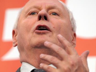 Oskar Lafontaine hält die Grünen für käuflich. Lafontaine