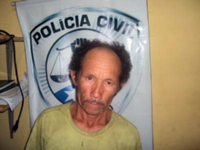 Polizeiaufnahme des Landarbeiters José Agostinho P., der sieben Kinder mit seiner Tochter gezeugt haben soll. José Agostinho P.