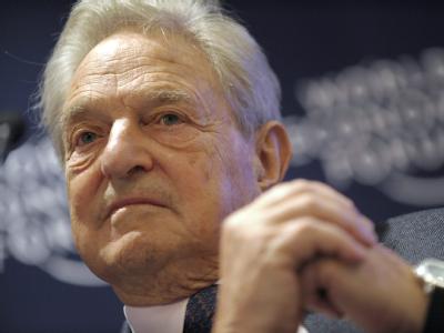 Superreicher Spender: Bereits Anfang des Jahres hatte der legendäre Finanzspekulant George Soros 100 Millionen Dollar aus seinem Vermögen an die Menschenrechts-Organisation Human Rights Watch fließen (Archivbild). George Soros
