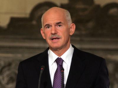 Ministerpräsident Giorgos Papandreou. Giorgos Papandreou