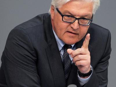 Fordert die Bundesregierung auf, Einfluss auf die konservative Opposition in Athen zu nehmen: SPD-Fraktionschef Frank-Walter Steinmeier. Steinmeier