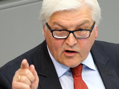 Der Fraktionsvorsitzende der SPD, Frank-Walter Steinmeier (Archivbild). Frank-Walter Steinmeier
