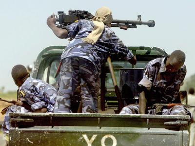 Sudanesische Spezialkräfte patrouillieren in Darfur. (Archivbild) Sudanesische Spezialkräfte / Darfur