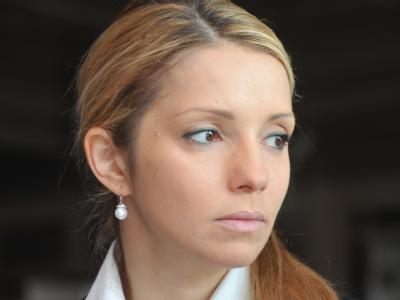 Julia Timoschenko sitzt in der Ukraine weiter im Gefängnis und hofft auf internationale Hilfe. Ihre Tochter Jewgenija kam deshalb erneut nach Berlin. Dort traf sie zwar die Justizministerin. Doch bis ins Kanzleramt konnte sie nicht vorstoßen. Foto: Michae Jewgenija Timoschenko