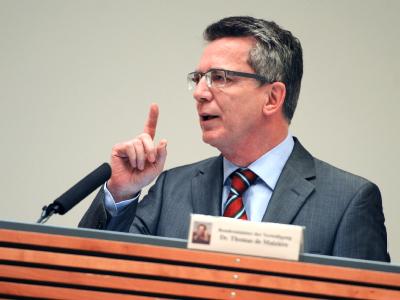 Mit der Arbeit von Thomas de Maizière sind zur Zeit laut Umfrage viele Deutsche zufrieden. De Maizière