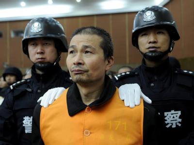 Der Chinese Jiang Jiatin bei der Verkündung seines Todesurteils. Foto: Xue Luo/Archiv Todesurteil
