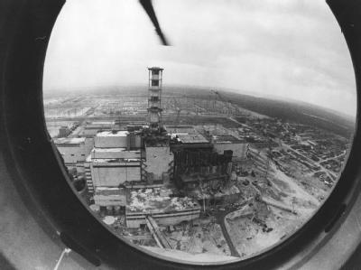 Der Unglücksreaktor Tschernobyl in der Ukraine: Der vierte Reaktorblock wurde am 26. April 1986 durch eine Explosion zerstört, die gefährliche Strahlung in dem Gebiet ist bis heute messbar (Archivbild). Kernreaktorkatastrophe in Tschernobyl