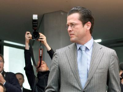 Bundesverteidigungsminister Karl-Theodor zu Guttenberg (CSU) vor dem Kundus-Untersuchungsausschuss des Bundestages. Guttenberg
