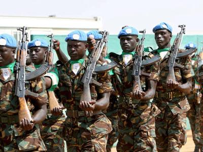 Die von der Afrikanischen Union und den Vereinten Nationen gestellte Friedenstruppe ist seit 2007 in der instabilen Region im Einsatz. Foto: African Union Mission/Archiv Blauhelme in Darfur