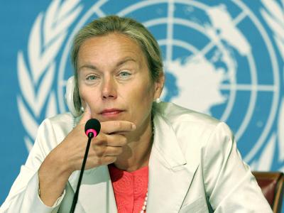 Der gemeinsame Einsatz der OPCW und der UN wird von der Niederländerin Sigrid Kaag geleitet. Foto: Magali Girardin/Archiv Sigrid Kaag