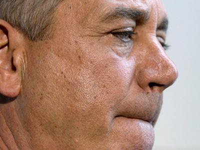 Niederlage für John Boehner, republikanischer Vorsitzender des Abgeordnetenhauses: Er hätte eigentlich zum großen Gegenspieler von Obama werden sollen, doch am Ende gelang es ihm nicht einmal, das eigene Lager zusammenzuhalten. Foto: Michael Reynolds John Boehner