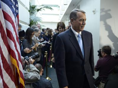 Ein Verlierer im US-Finanzstreit steht bereits fest: John Boehner, einst «starker Mann der Republikaner» im Repräsentantenhaus. Foto: Michael Reynolds John Boehner