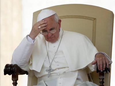Papst Franziskus im Juni während einer Audienz auf dem Petersplatz in Rom. Foto: Alessandro Di Meo Papst Franziskus