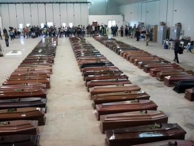 Hunderte Menschen starben bei dem Flüchtlingsdrama vor Lampedusa. Foto: Corrado Lannino Todesopfer