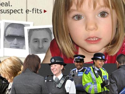 Große kleine Maddie: Der Screenshot zeigt die aktuelle Homepage der britischen Metropolitan Police. Foto: Metropolitan Police Maddie