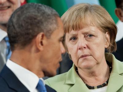 US-Präsident Barack Obama und Bundeskanzlerin Angela Merkel: Der Gesprächsbedarf ist hoch. Foto: Peer Grimm/Archiv Merkel und Obama