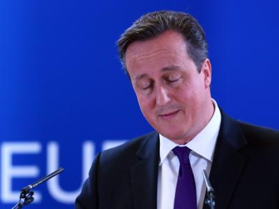 Der britische Premierminister David Cameron spricht auf dem EU-Gipfel in Brüssel. Foto: Julien Warnand/Archiv David Cameron