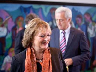 Justizministerin Leutheusser-Schnarrenberger will eine rasche Vereinbarung mit den USA über die Befugnisse der Geheimdienste. Foto: Kay Nietfeld/Archiv Leutheusser-Schnarrenberger