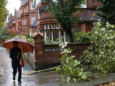 In Großbritannien wüten zur Zeit heftige Herbsstürme. Foto: Tal Cohen Sturm