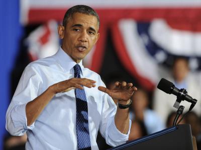 Belanglose Phrasen, scheibchenweise Geständnisse: Die Obama-Regierung scheint sich in der NSA-Affäre aufs Abwiegeln zu versteifen. Foto: Peter Foley Obama
