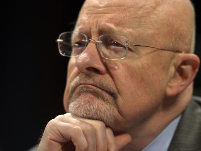 US-Geheimdienstchef James Clapper bei seiner Anhörung im Kapitol. Foto: Shawn Thew Geheimdienstchef