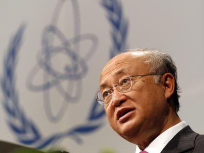 In Teheran wird sich der Chef der Internationalen Atomenergiebehörde, Yukiya Amano, mit ranghohen Vertretern treffen. Foto: Georg Hochmuth Yukiya Amano