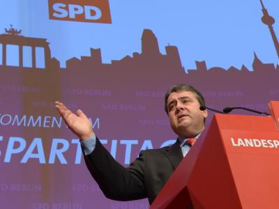 Öffnung nach links: 2013 soll für die SPD die letzte Bundestagswahl gewesen sein, bei der sie eine «Ausschließeritis» betrieben hat. Das soll Ende der Woche beim Parteitag in Leipzig beschlossen werden, schlägt die Spitze vor. Foto: Rainer Jensen Sigmar Gabriel