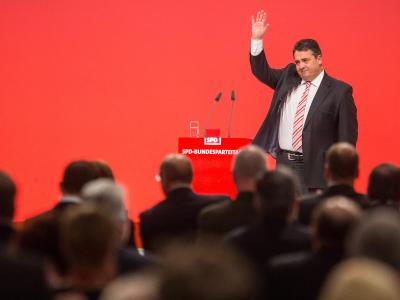 «Wir alle sind die Führung der Partei», meint Sigmar Gabriel. Foto: Hannibal Gabriel