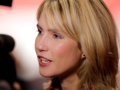 Manuela Schwesig am 14. November beim SPD-Bundesparteitag in Leipzig. Foto: Kay Nietfeld/dpa Manuela Schwesig