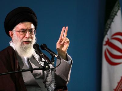 Irans oberster Führer Ajatollah Ali Chamenei hatte erst vor kurzem den neuen Atomkurs gebilligt. Foto: Khamenei Official Website Ajatollah Ali Chamenei
