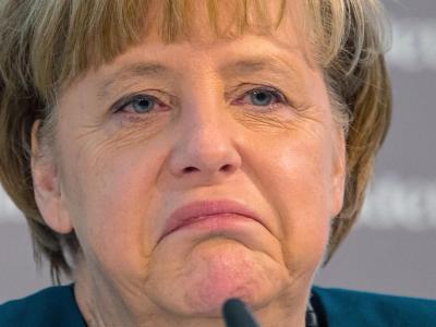 Angela Merkel (CDU) mahnt zu Kompromissen. Foto: Hannibal Angela Merkel