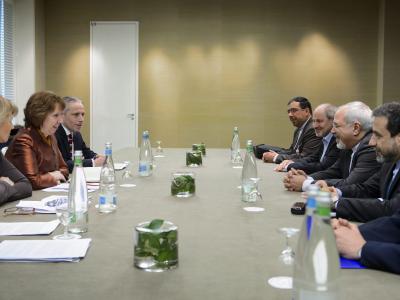 Teheran pocht weiterhin auf das Recht auf ein ziviles Nuklearprogramm. Foto: Fabrice Coffrini Atomgespräche in Genf