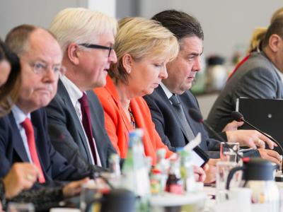 Die Finanzierung der Koalitionsvereinbarungen kam lange nicht auf den Tisch. Foto: Hannibal Koalitionsverhandlungen