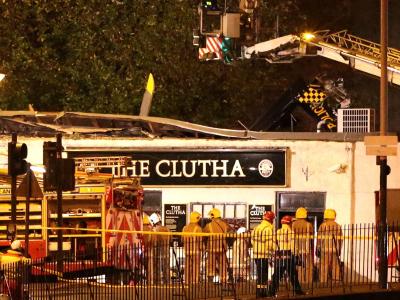 Der Ort der Tragödie: Die Clutha Bar im schottischen Glasgow. Foto: Andrew Milligan Glasgow