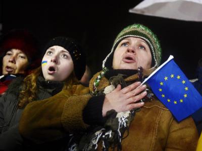 Die Pro-EU-Demonstration stand im Widerspruch zum Regierungskurs - und wurde gewaltsam beendet. Foto: Filip Singer Pro-EU