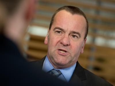 Der Vorsitzende der Innenministerkonferenz, Boris Pistorius. Foto: Julian Stratenschulte Boris Pistorius