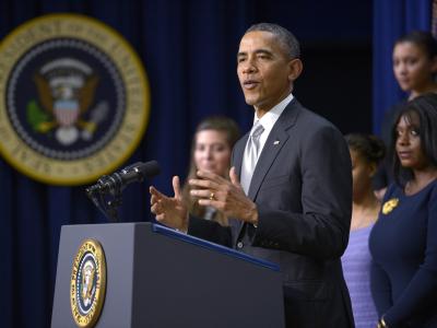 Die US-Außenpolitik von Präsident Obama wird von der eigenen Bevölkerung kritisch bewertet. Foto: Shawn Thew Obama