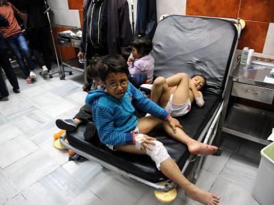Pro Asyl hat die beschlossene Aufnahme von 5000 weiteren Menschen aus Syrien als unzureichend kritisiert. Foto: EPA/SANA Kinder aus Damaskus