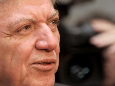Der hessische CDU-Chef Volker Bouffier bei den Koalitionsverhandlungen mit den Grünen. Foto: Fredrik von Erichsen Volker Bouffier