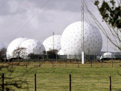 Abhöranlage der britischen GCHQ nahe dem englischen Harrogate. Foto: Str Abhöranlage GCHQ