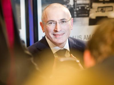 Chodorkowski hat sich eine Abrechnung mit Putin gespart. Foto: Ole Spata Chodorkowski