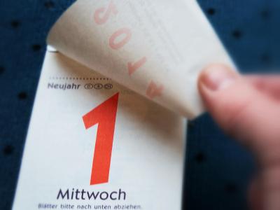 Das neue Jahr liegt uns zu Füßen. Foto: Soeren Stache Lob dem Neujahrstag