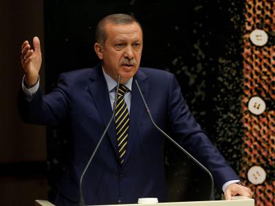 Ministerpräsident Erdogan greift durch. Foto: Cem Oksuz/Anadolu Agency Recep Tayyip Erdogan