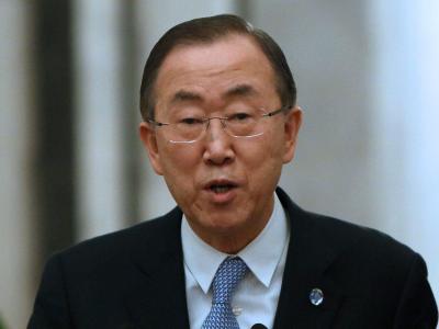 UN-Generalsekretär Ban Ki Moon hatte Iran wieder ausgeladen. Foto: Ali al-Saadi UN-Generalsekretär Ban Ki Moon