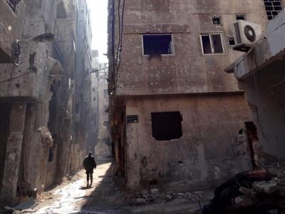 In Syrien herrscht seit 2011 Bürgerkrieg. Mehr als 130 000 Menschen wurden getötet. Foto: United Nations Zerstörtes Damaskus