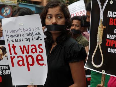 Proteste gegen Vergewaltigungen in Indien. Foto: Piyal Adhikary Vergewaltigungen in Indien