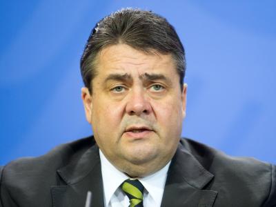 Bundeswirtschaftsminister Sigmar Gabriel beim Abschluss der Klausurtagung des Bundeskabinetts im brandenburgischen Meseberg. Foto: Maurizio Gambarini Bundeswirtschaftsminister Gabriel