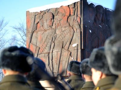 Vor genau 70 Jahren, am 27. Januar 1944, vertrieben sowjetische Truppen die letzten deutschen Soldaten aus dem damaligen Leningrad. Foto: Yuri Belinsky Gedenken an Belagerung von Leningrad