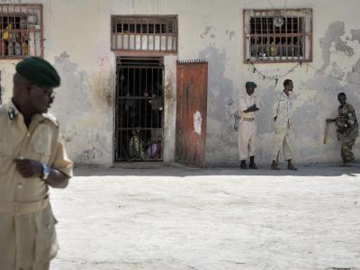 Die Sicherheitslage in Somalia wird uneinheitlich bewertet. Foto: Tobin Jones / Au Un Ist Gefängnis in Mogadischu